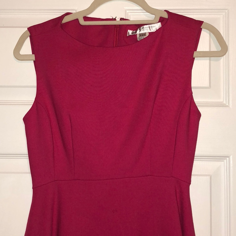 French connection- hot pink, sleeveless dress!